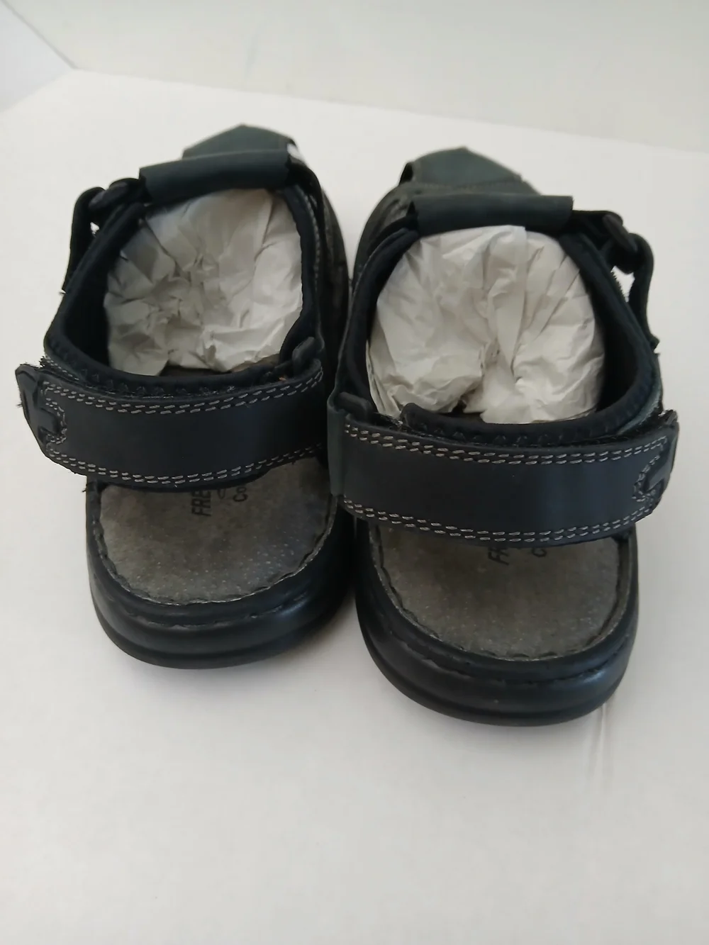 Men's Black Leather  Sandals Size 13 New $25